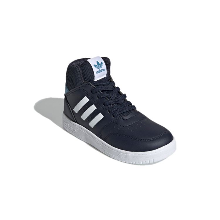 Adidas Originals Drop Step 360 C Comfortable Durable Mid-Top Kids Skate Shoes Blue Kids Skate Shoes FX4896