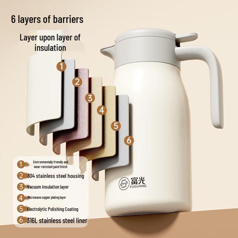 Fuguang 316 Stainless Steel Insulated Kettle
