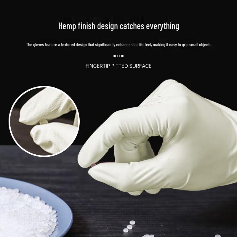 Dongfanghong Disposable Powder-Free Latex Gloves (100 Count)