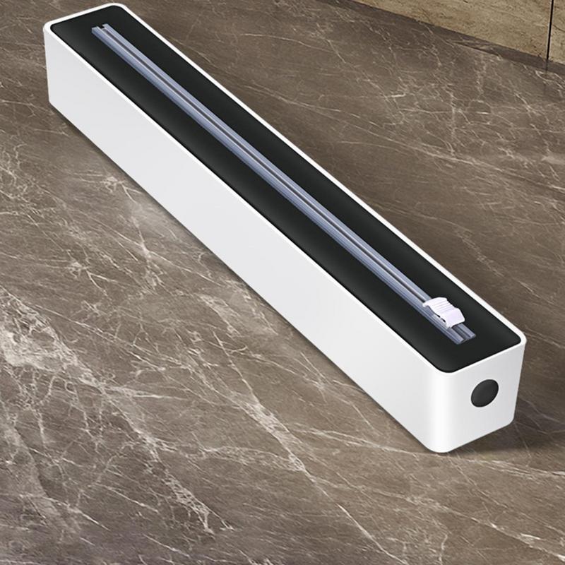 Wrap Dispenser With Cutter Aluminum Foil Storage Sturdy Food Cling Film Cutter Space-Saving Organizer For Wax PaperRestaurant