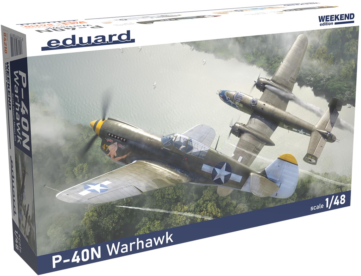 Eduard Weekend Edition American Warhawk Plastic Model Kit EDU84210 1/48 P-40N (Aircraft)