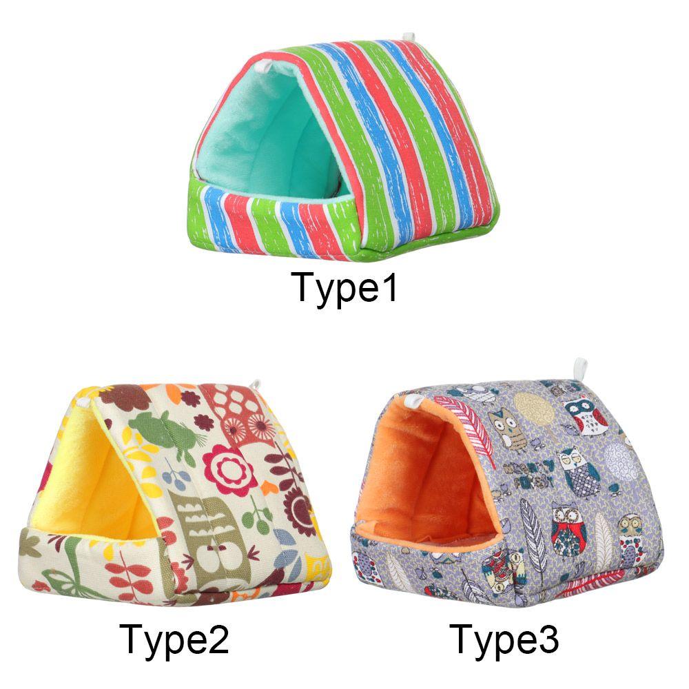 Soft Winter Comfortable Hamster House Warm Mat Guinea Pig Nest Small Animal Sleeping Bed