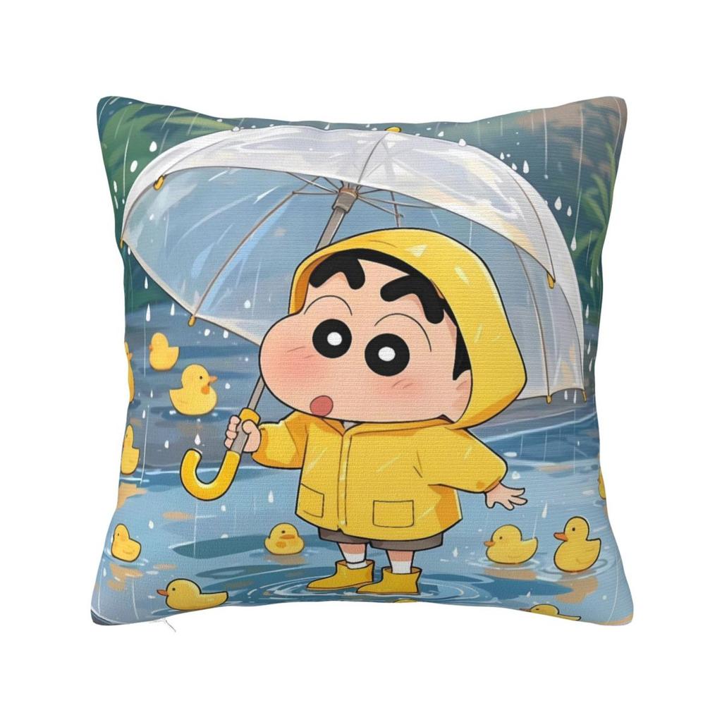 Pillow Cover Crayon Shin-Chans Graphic Cushion Cover Fashion Pillow Case For Sofa Home Decorative Pillowcases