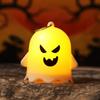 6PCS Creative Halloween Luminous Ghost Keychain Luminous LED Ghost Pendant Party Hanging Ghost Light Gifts Home Decor