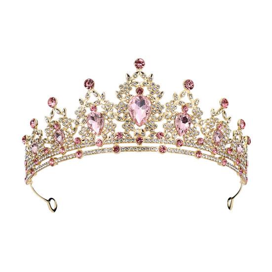 

Обруч для волос Yousheng, сверкающий, со стразами, инкрустированный в виде листа, свадебный венец, повязка на голову из сплава, аксессуары для волос на день рождения