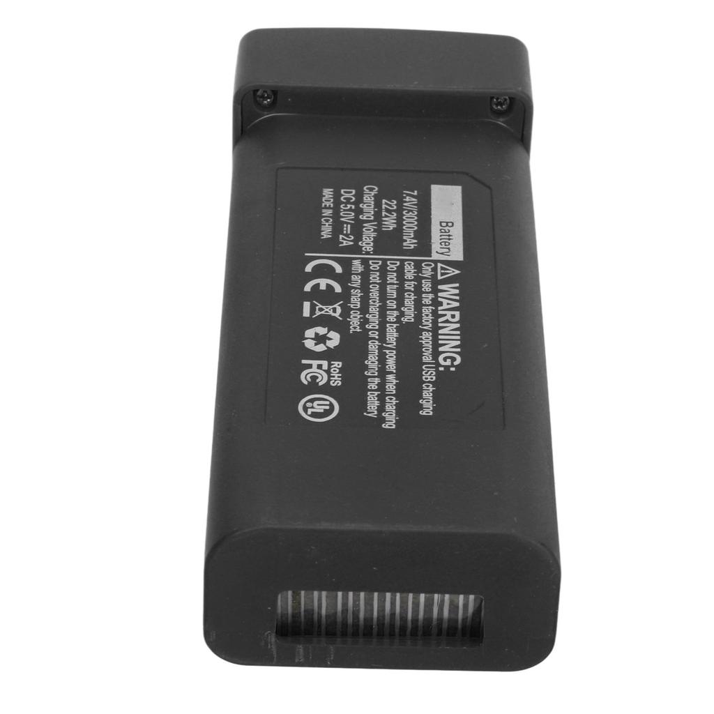 RC Drone Lithium Battery 7.4V 3000mAh Drone Battery Replacement for LYZRC L800 PRO2
