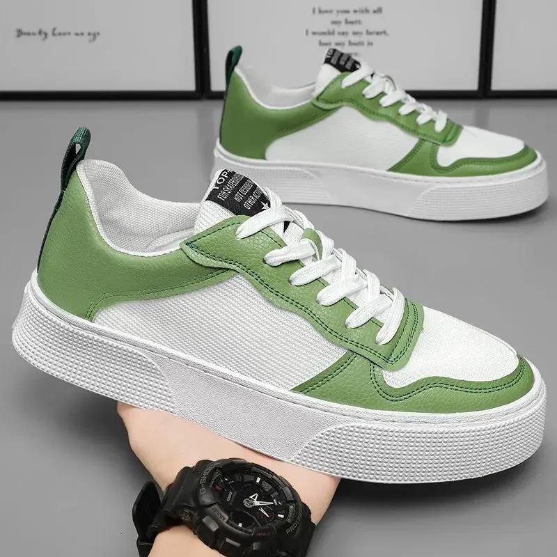 Casual Board Shoe Trends 2024 Vulcanize Shoes for Men Lightweight Leisure Trend Designer Luxury Adults Common Work Sneakers Man