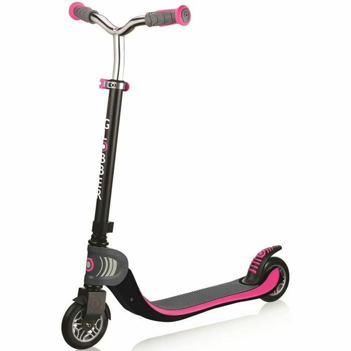 

Globber Flow 125 Детский складной самокат Розовый Черный/Розовый