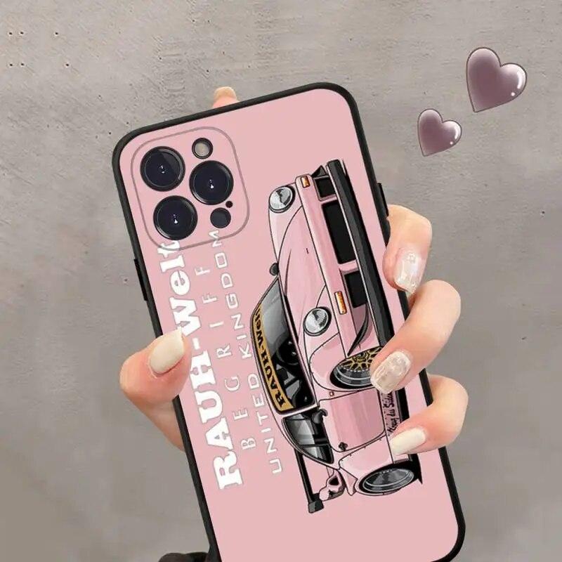 Animation Lovely Fashion Soft Phone For Iphone 6s Plus 14 XR 13 XS Max 6 Pro 11 7 Mini 8 X 12 Straight Silicone Soft TPU Silicon Case Cover
