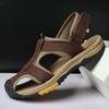 Men's Beach Sandals Man 2025Men's Summer Sandal Casual Sneakers Genuine Slippers Brand Luxury Sandals Men's Slippers
