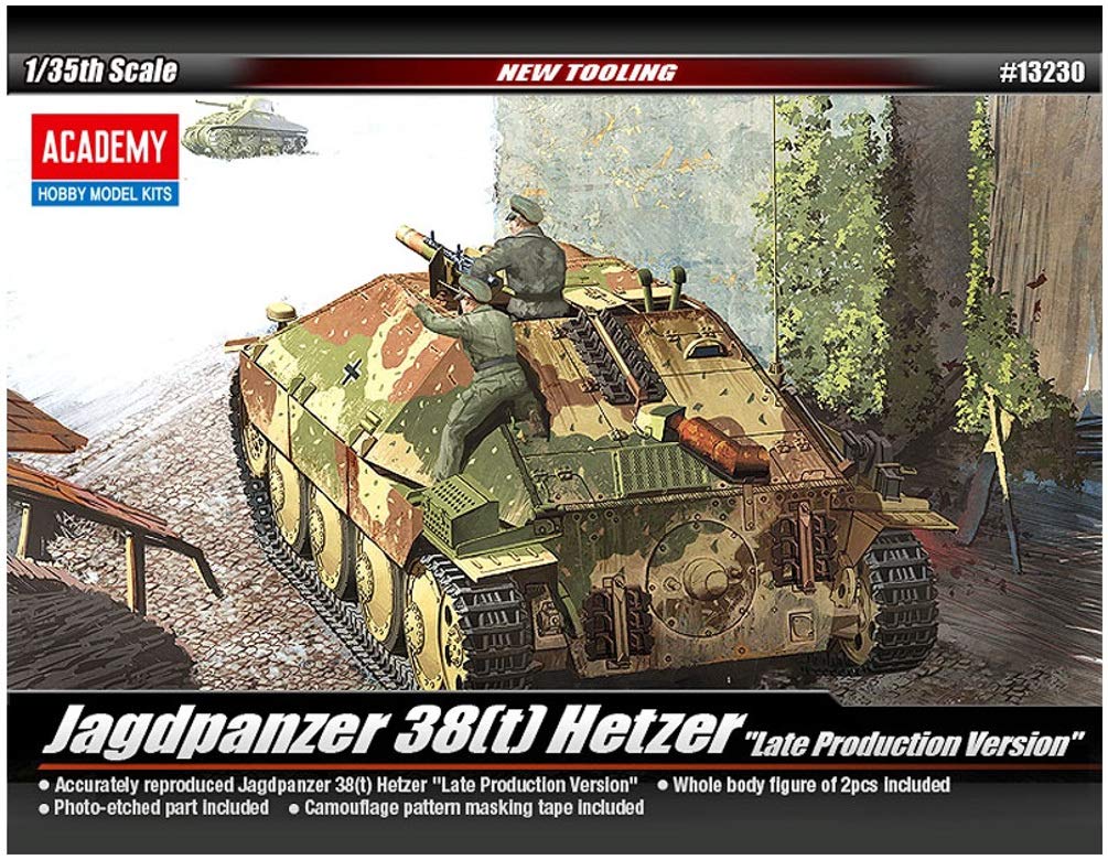 

Academy Hetzer Late Model AM13230 Plastic Model 1/35