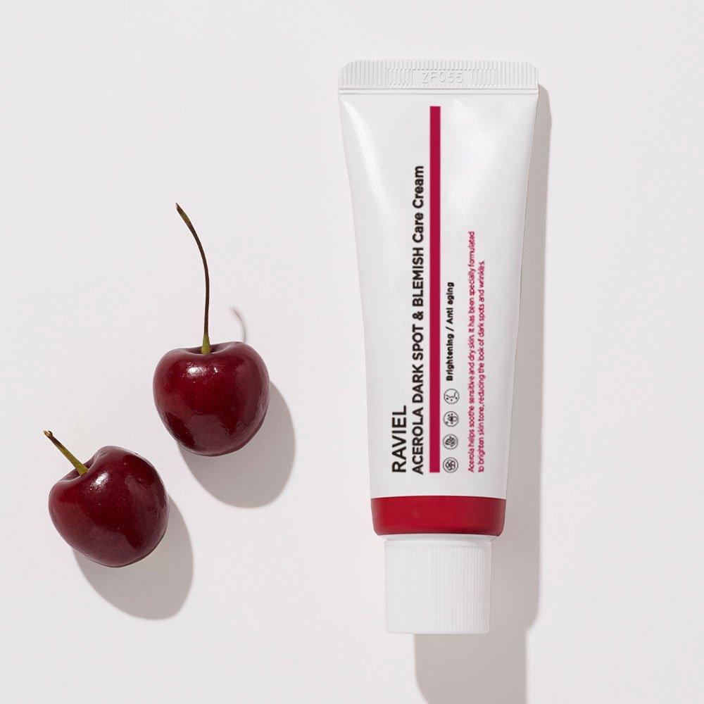 Improvement Vegan Certified Wrinkle Whitening Functional Acerola Blemish and Spot Care Cream 50ml x 1