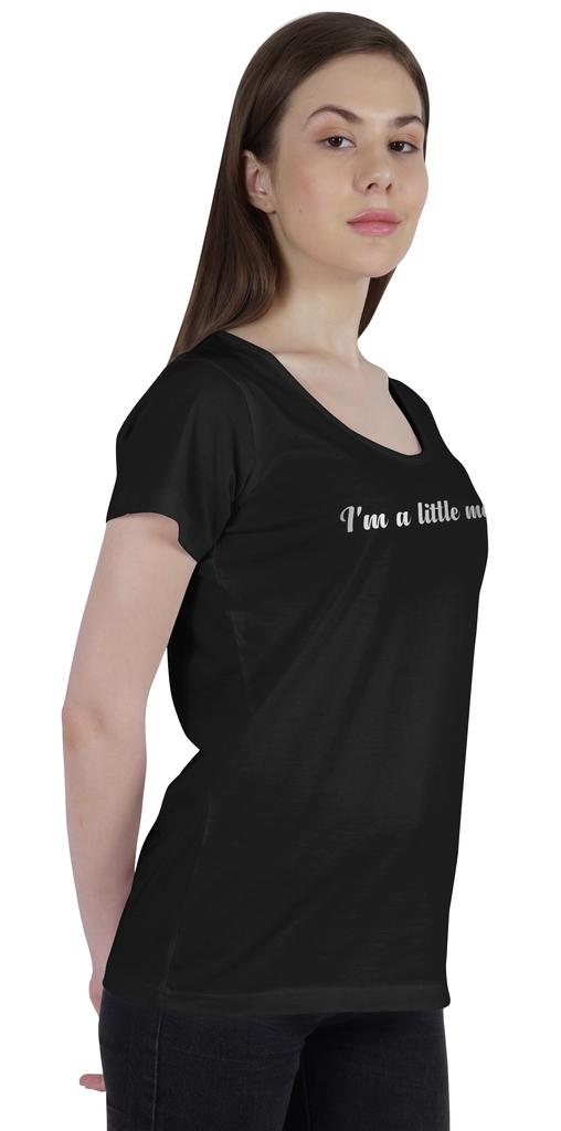 Inkmeso I'm A Little Moody Graphic Printed Tee Top Quote Tshirt