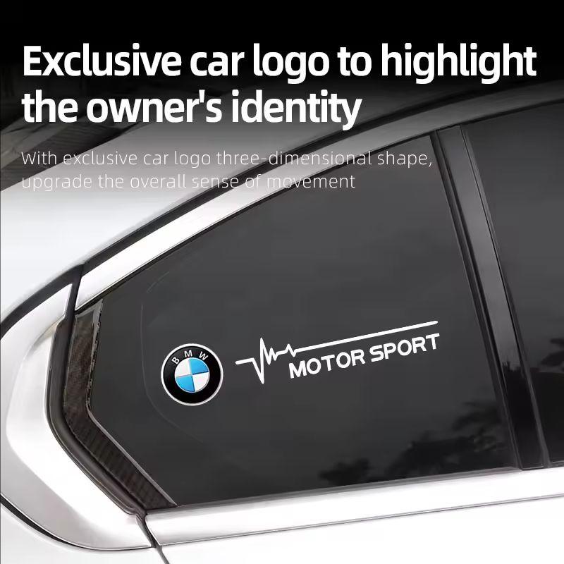 2Pcs Car Side Window Stickers Decals Accessories For BMW F30 F20 F10 F31 F11 F34 F01 F07 F12 F18 F32 F33 F35 F45 F46 F82 F85 G20