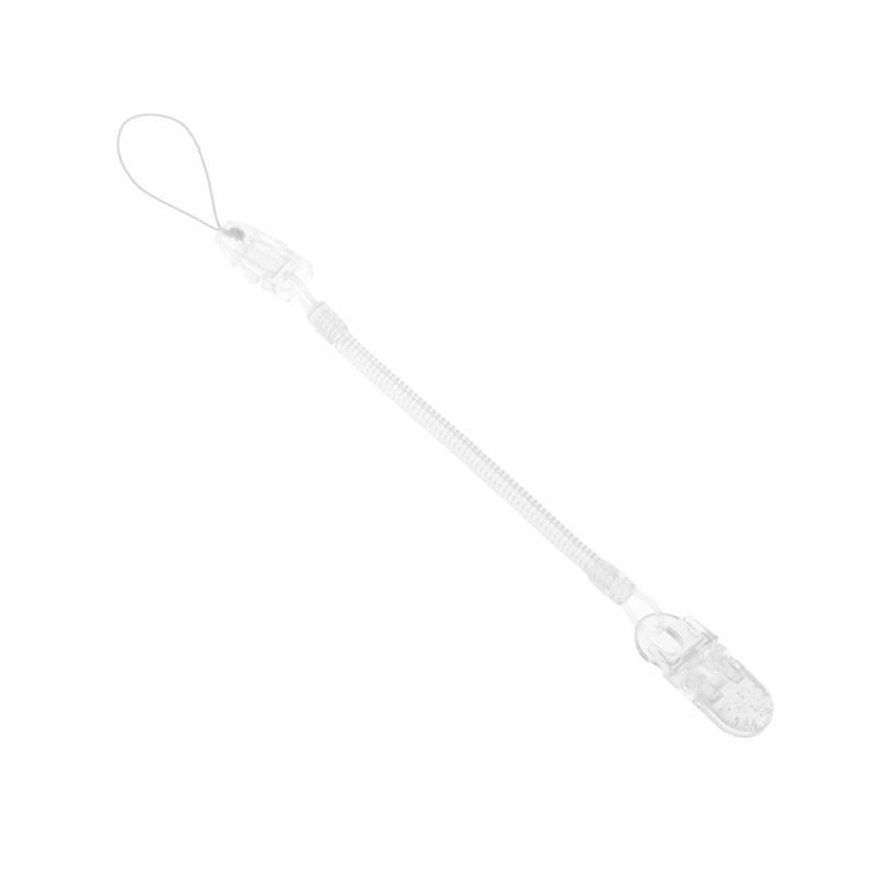 

4 шт. Клипсы-цепочки для пустышки для детей, младенцев, малышей, держатель для пустышки, пружинный держатель-соска, клипса-цепочка, ремешок 4pcs белый