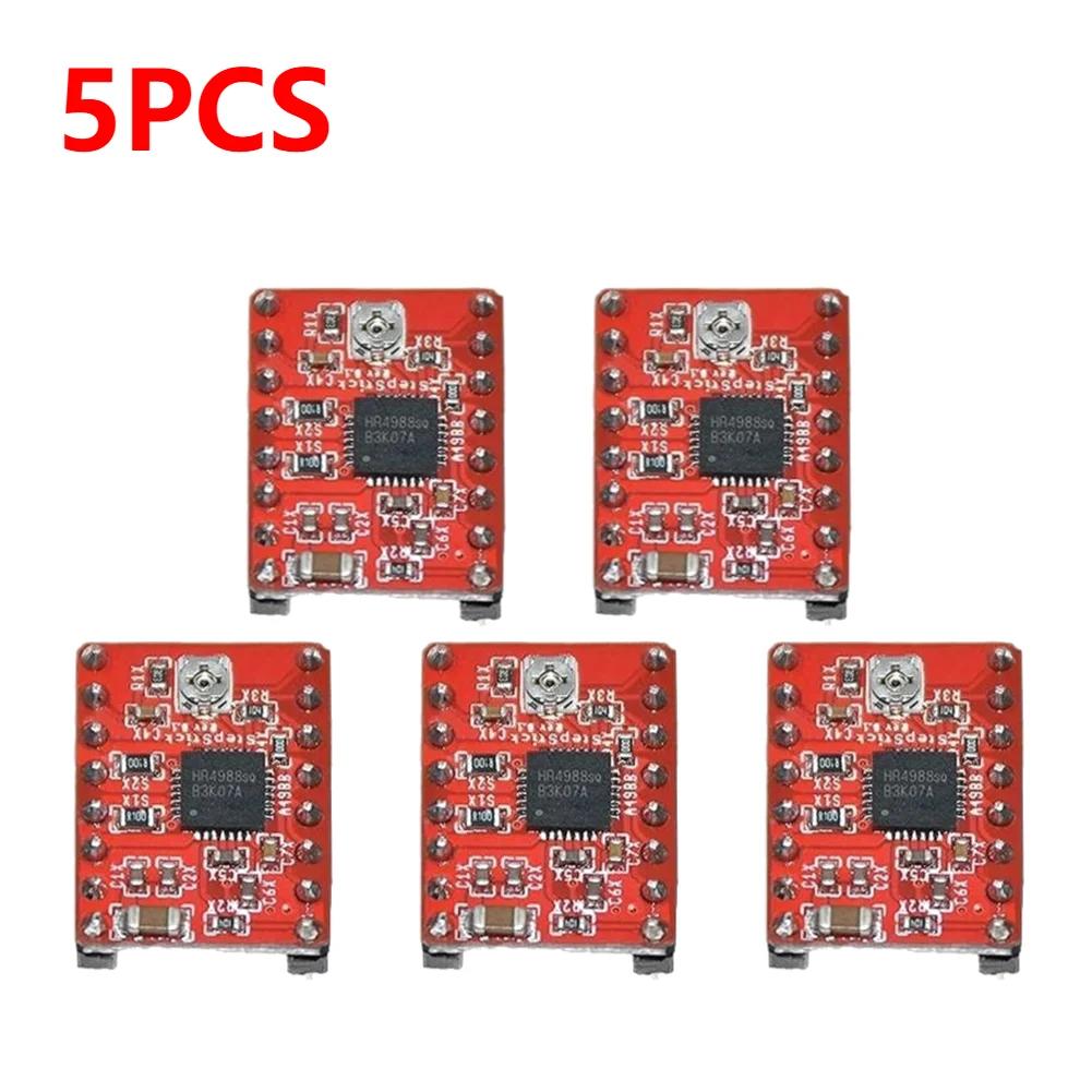 1-5pcs A4988 DRV8825 3D Printer Parts StepStick Stepper Motor Driver With Heat sink Carrier Reprap RAMPS 1.4 for 3D Printer