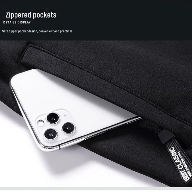 Playboy Men's Casual Straight-Leg Pants