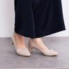 Himiko Soft Square Toe Plain Pumps / 653103 Beige 230