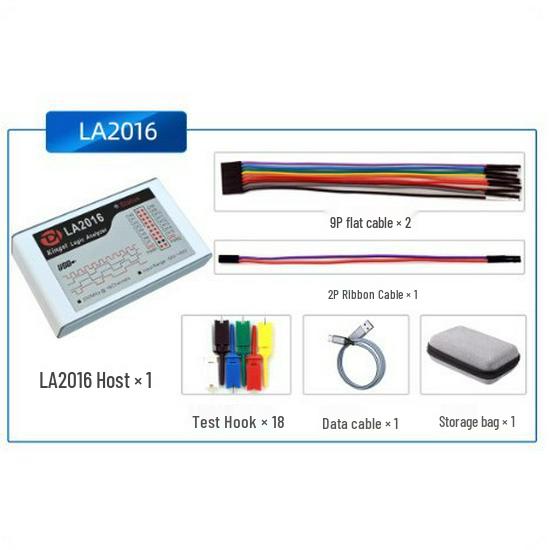 

Kingst LA2016 Logic Analyzer: 16-Channel, 200M Sampling Rate, Protocol Analysis Tool