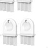 5x Commercial Paper Towel Dispenser Key with 5 Keyrings for Professionals