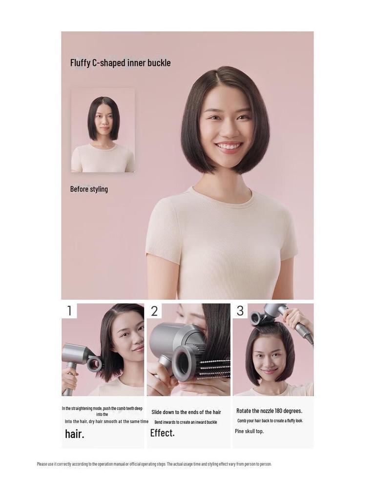 Universelle Anti-Frizz Glättdüse für Dyson HD15 Haartrockner