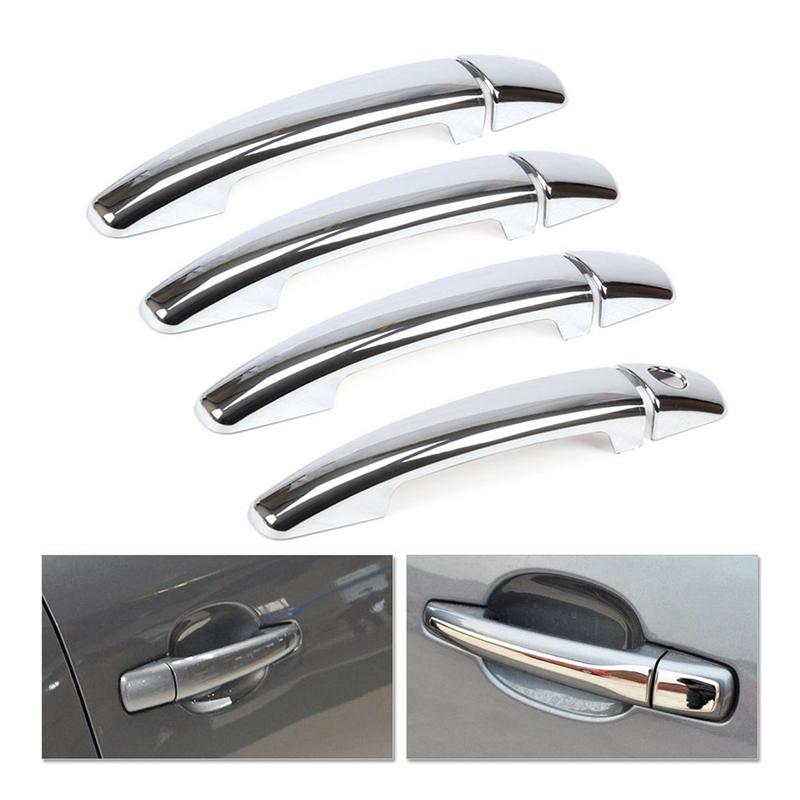Para Citroen C4 C4 Picasso C6 Peugeot 207 308 407 Acabamento Cromado da Tampa da Maçaneta da Porta