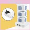 Reliable Uk Standard Vertical Power Strip With Multiple Usb Ports For Home And Office Use