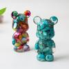 Crystal Violence Bear Resin Art Deco Statue Gift For Collectors