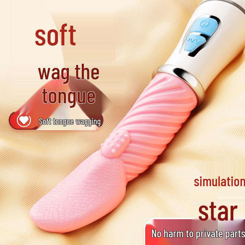 Long Love AV Telescopic Vibrator - Dual Vibration Massage Stick for Women