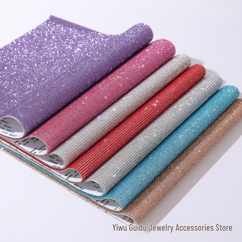 

Самоклеящиеся наклейки со стразами для украшения ювелирных изделий своими руками 24*20cm (Double-sided Adhesive)