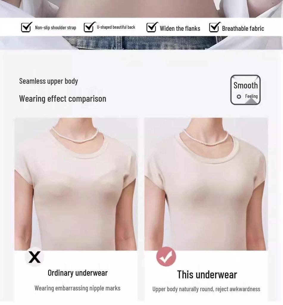 Adjustable Anti-Sagging Shaping Bra for Underarm Fat Reduction and Chest Correction, Plus Size