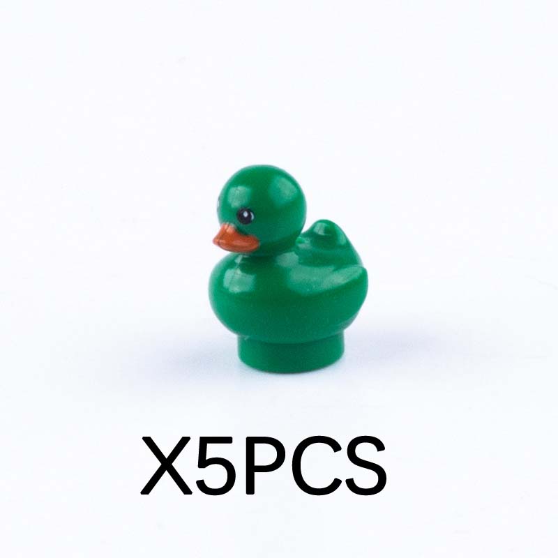 MOC Animal Building Blocks DIY Pig Fishes Octopus Penguin Turtles Figures Toys Set City Farm Zoo Accessories Bricks Kid Gift