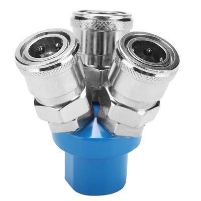 Raccordo Rapido Pneumatico Tipo C 14" Connettore per Pompa Aria Compressore Aria (3 modo)