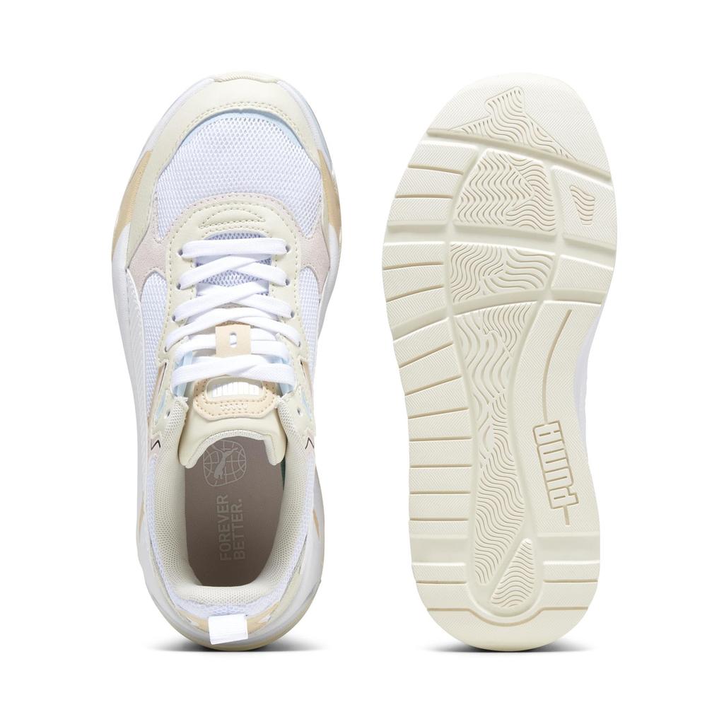 Puma Trinity Platform Sneakers Alpine Size (389289), Snow/Puma White/Frosty Pink, 23.5cm