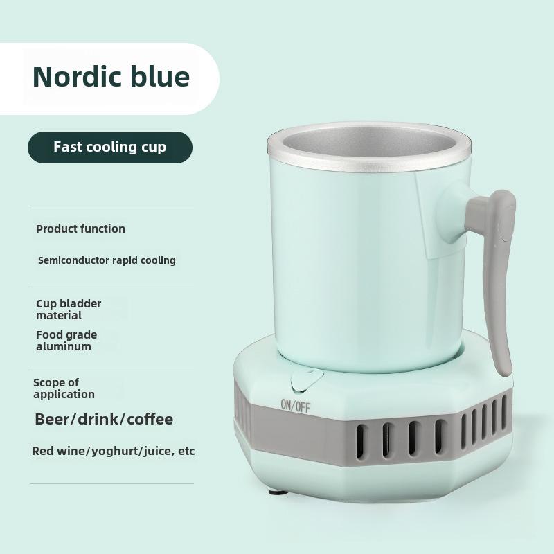 "2023 Summer Quick Cooling Cup: Portable Ice & Heat for Office Desks"