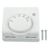 Temperature Switch Thermostat L83 X H83 X T31mm Mechanical Room Temperature Controller White 2-wire ABS Brand New