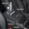 Car Armrest Box Cushion Leather Soft Pad With Cup Holder For Mercedes Benz AMG W205 W203 W204 W211 W212 W213 W206 W210 W124 W246