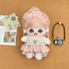 20cm Cute Cotton Plush Doll Outfit with Dress and Pants