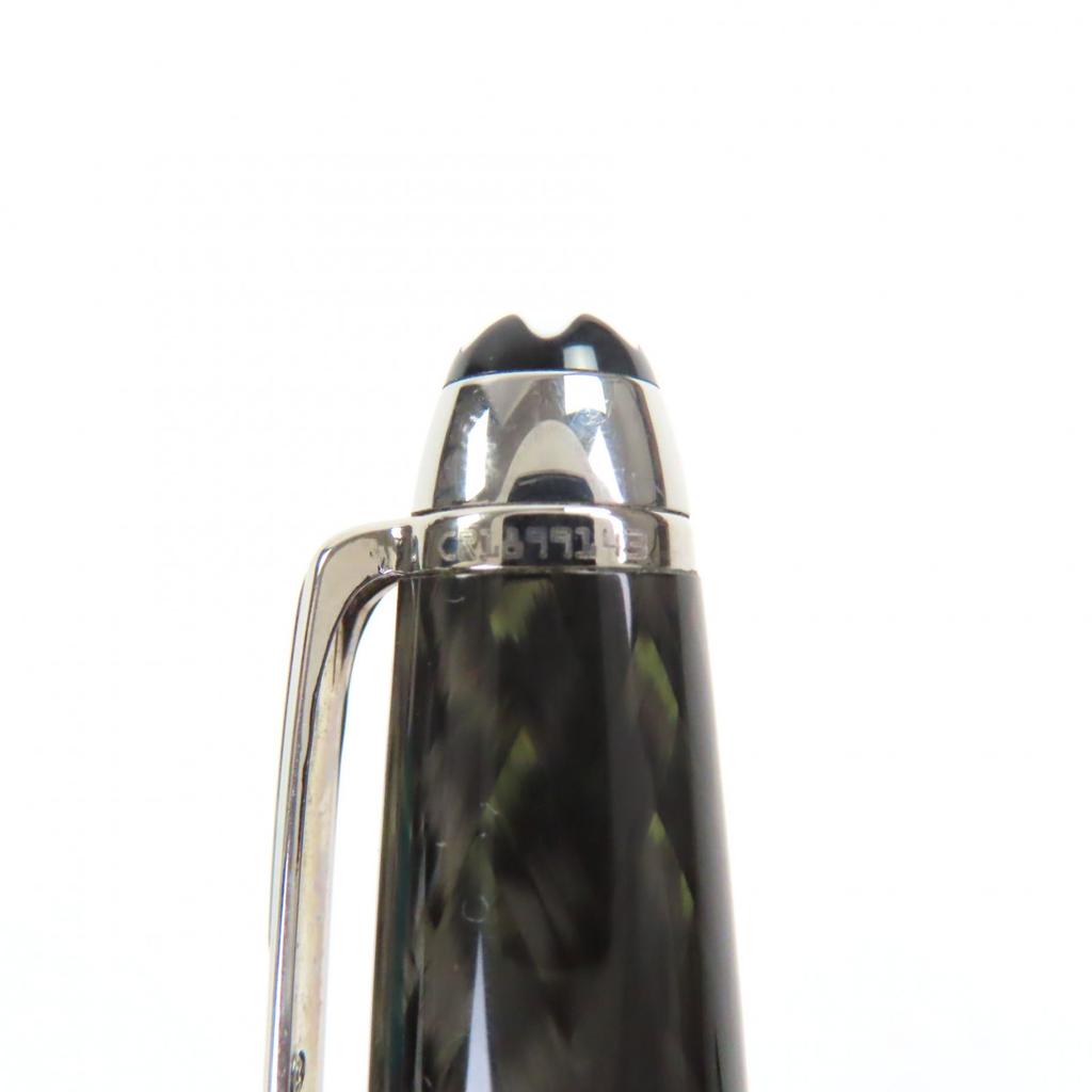 Great MONTBLANC Ballpoint pen Meisterstück Solitaire Carbon Steel Classic 163 Used