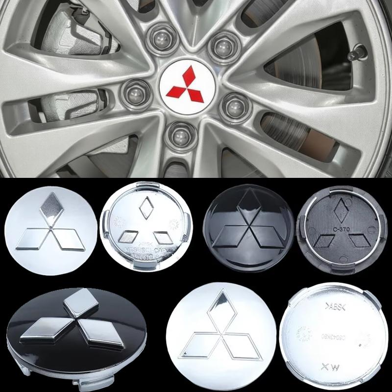 50/54/58/60/81mm pro Mitsubishi Lancer ASX Outlander EVO Montero Mirage L200 Eclipse Cordia Krytky středových krytů kol automobilu