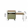 Gongziyu Outdoor Folding Storage Box with Integrated Table