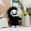 Non-Toxic 27Cm Zxc Cat Plush Toys Halloween Fears Of Being A Black And White Bar Teeth Cat Plush Doll For Kid Birthday Gift