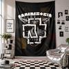 Arazzo da parete Rammstein Decorazione per la casa Tessuto da appendere a parete per camera da letto Soggiorno Sfondo