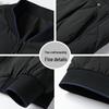 Leichte Herren-Pufferjacke mit Entendaunen - Stilvoller Herbst/Winter Stehkragen, Kurz und Warm