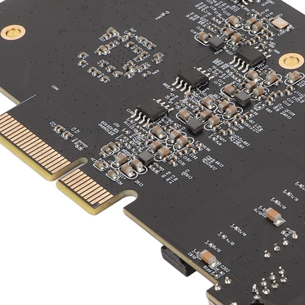 4 Port RJ45 Gigabit Ethernet Card 10100100025000 Mbps PCIE Network Interface Card for Gaming