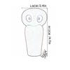 Wood Owl Ornament Gift Creative Home Decoration Accessories Decor Figurine Modern Miniature Figurines