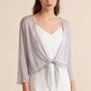 Women's Mulberry Silk Mesh Sun Protection Shawl - Lightweight Seven-Sleeve Jacket