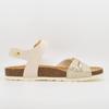 Sandals with Footbed for Ivory cm [EDWIN] Women, (003) 25.0