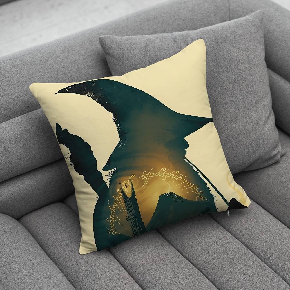 LLords of the RRingES Print Pattern Sofa Cushion Cover Pillowcase Home Party Car Bedding