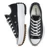 Converse נעלי אספדריל Run Star Hike, אצבע עגולה, שרוכים, נמוכות, יוניסקס, שחור